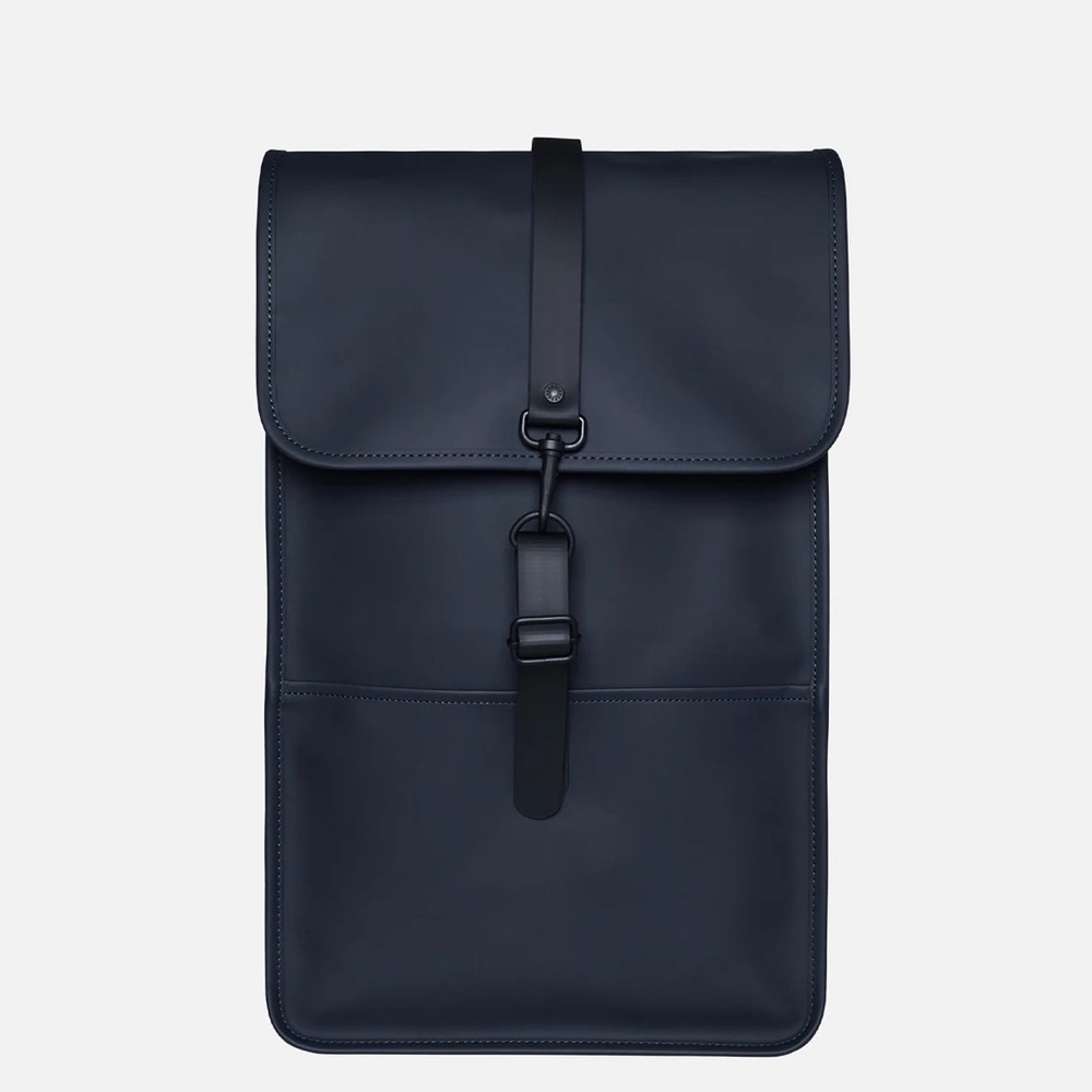 RAINS navy waterproof backpack